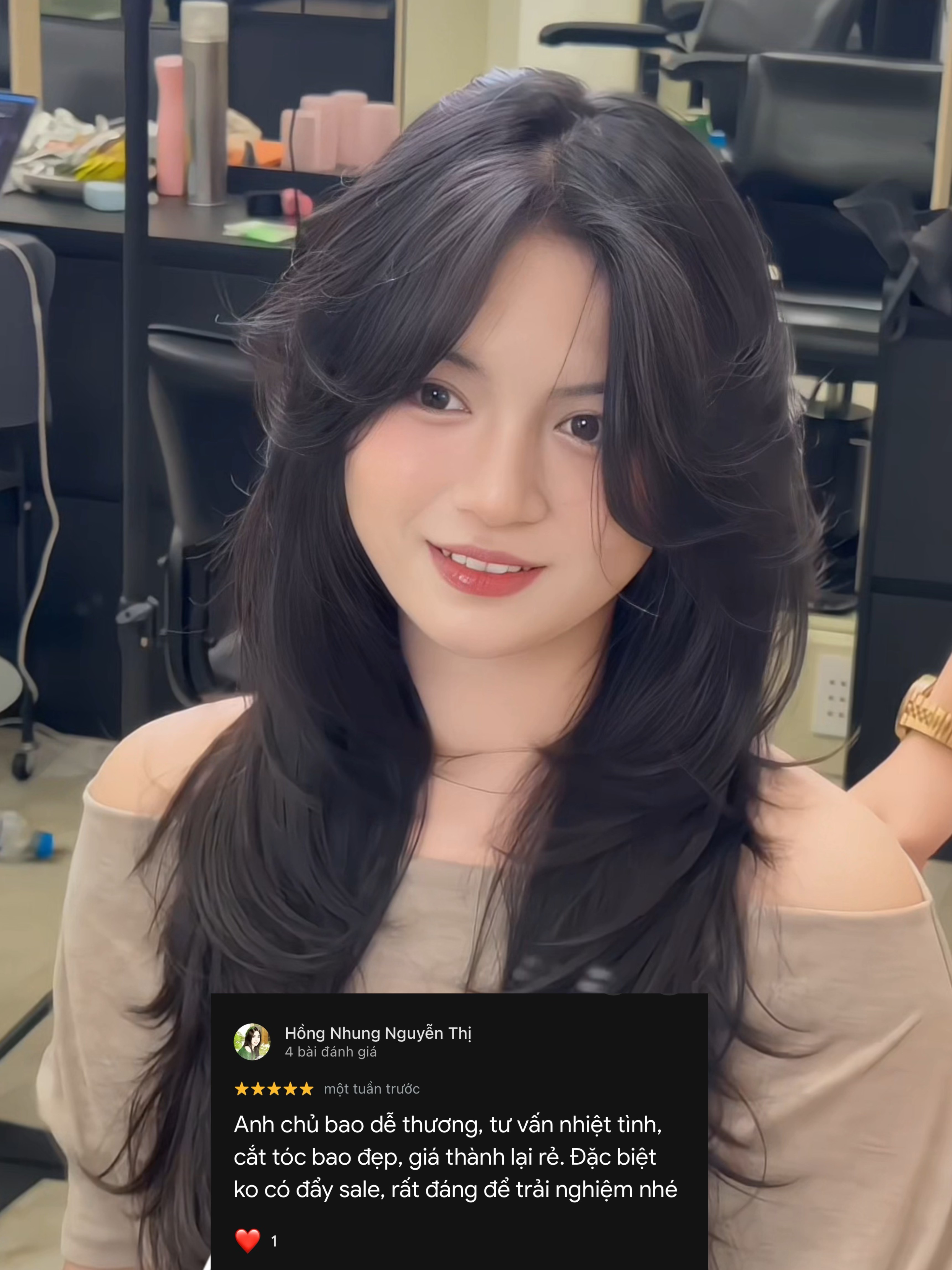 Đánh giá khách hàng LUXI Hair Salon 1