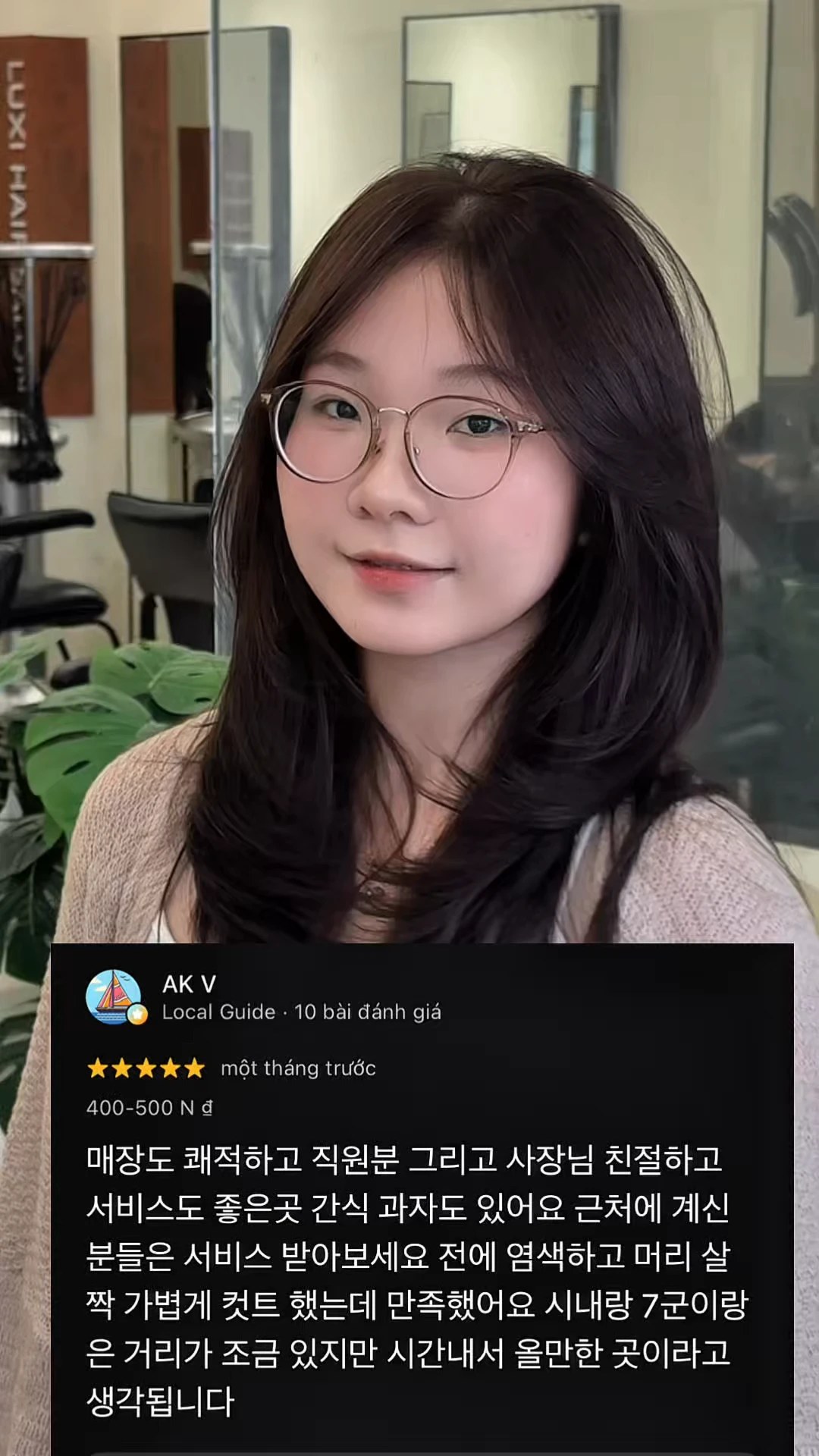 Đánh giá khách hàng LUXI Hair Salon 13