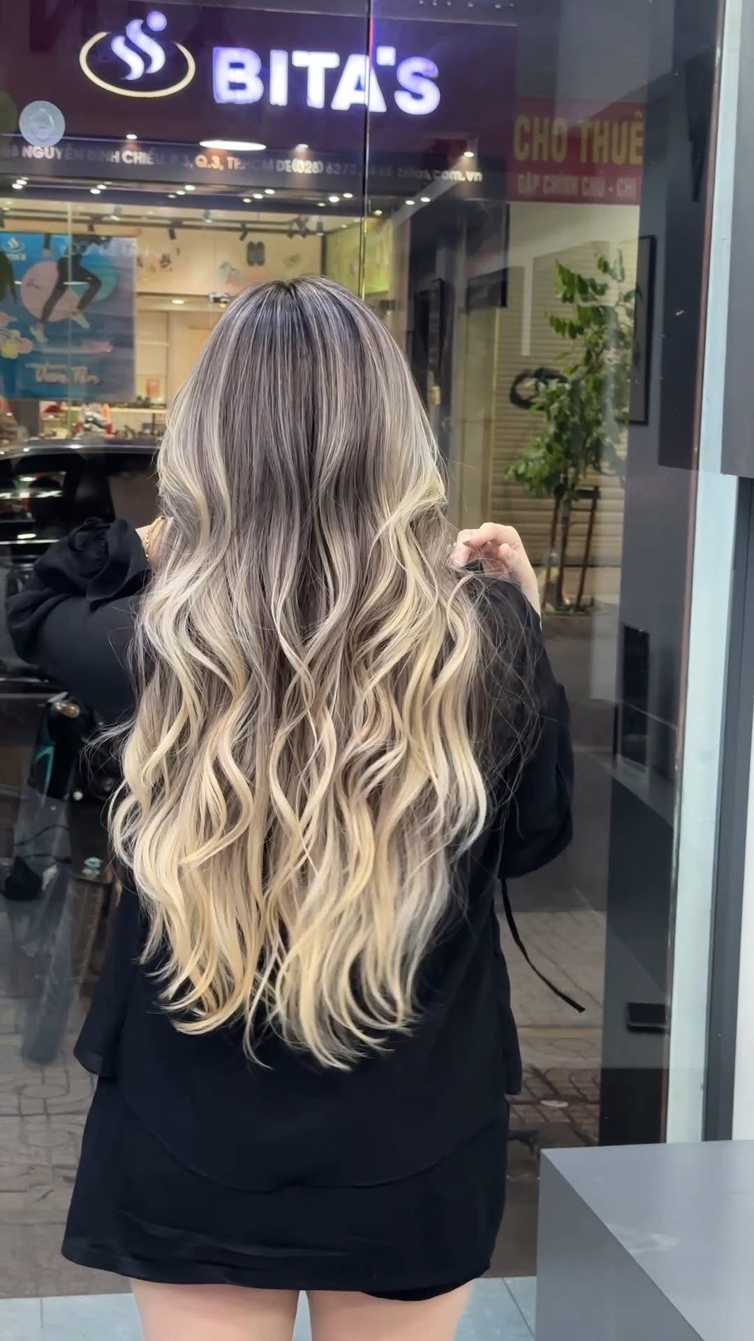 Kết quả balayage và highlight tại LUXI 4