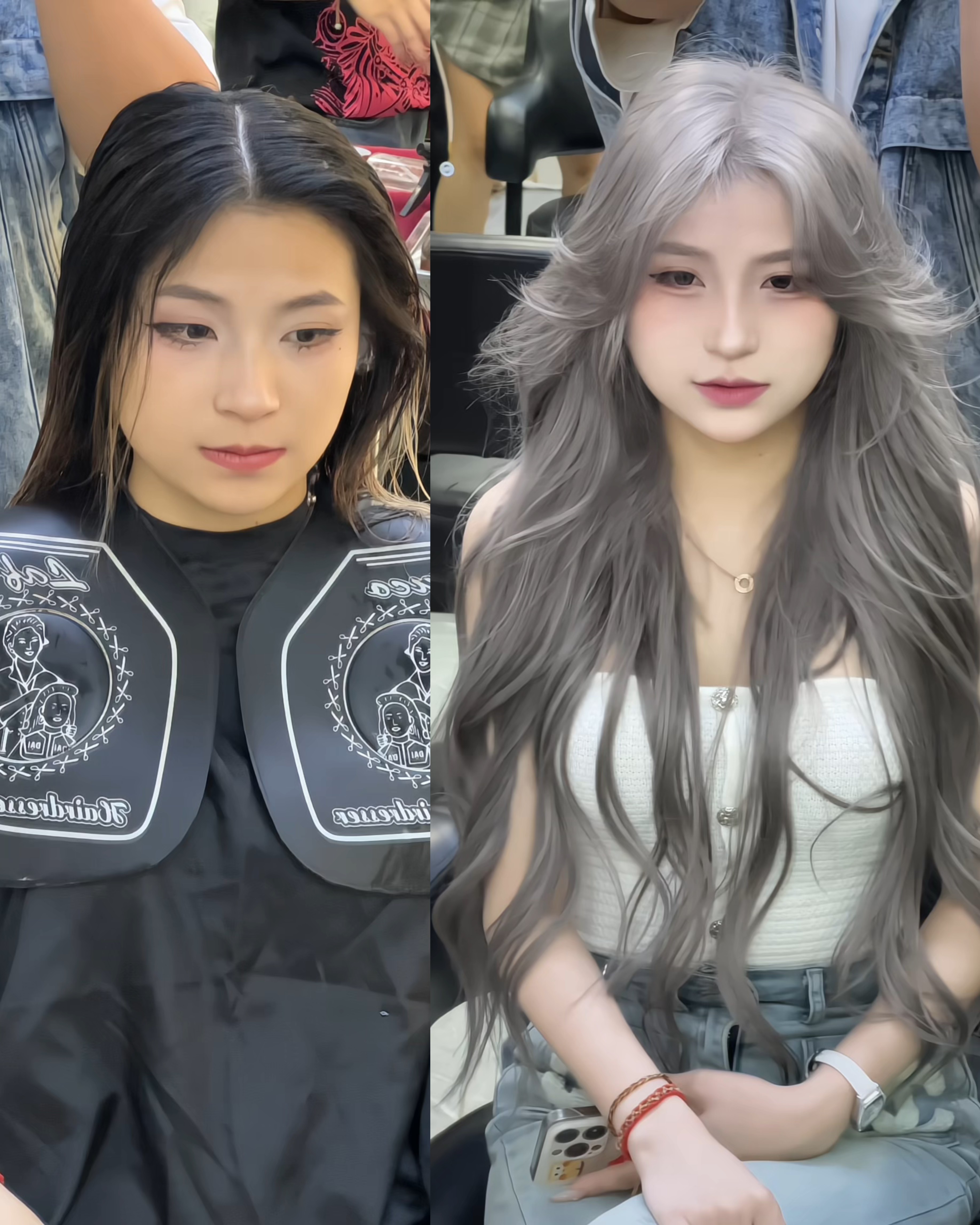 Kết quả nối tóc tại LUXI 1